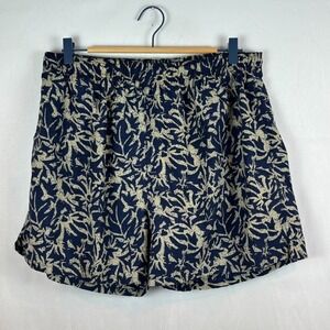 Laguna‎ Men's Blue Floral swim shorts Size Large 38-40 Drawstring mesh lining